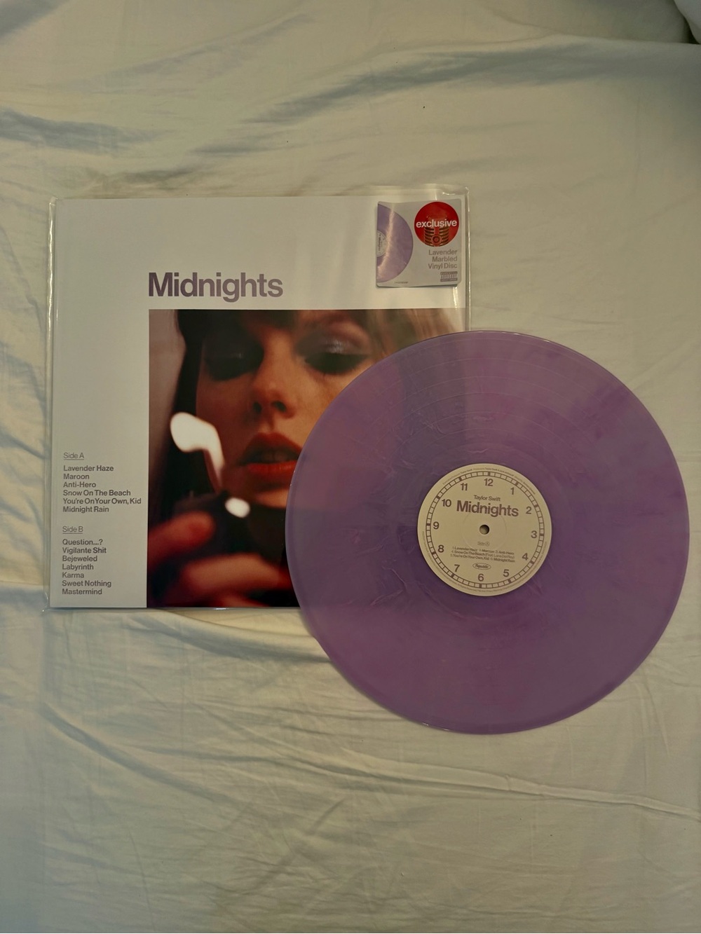 Taylor Swift "Midnights" Target Lavender Vinyl LP